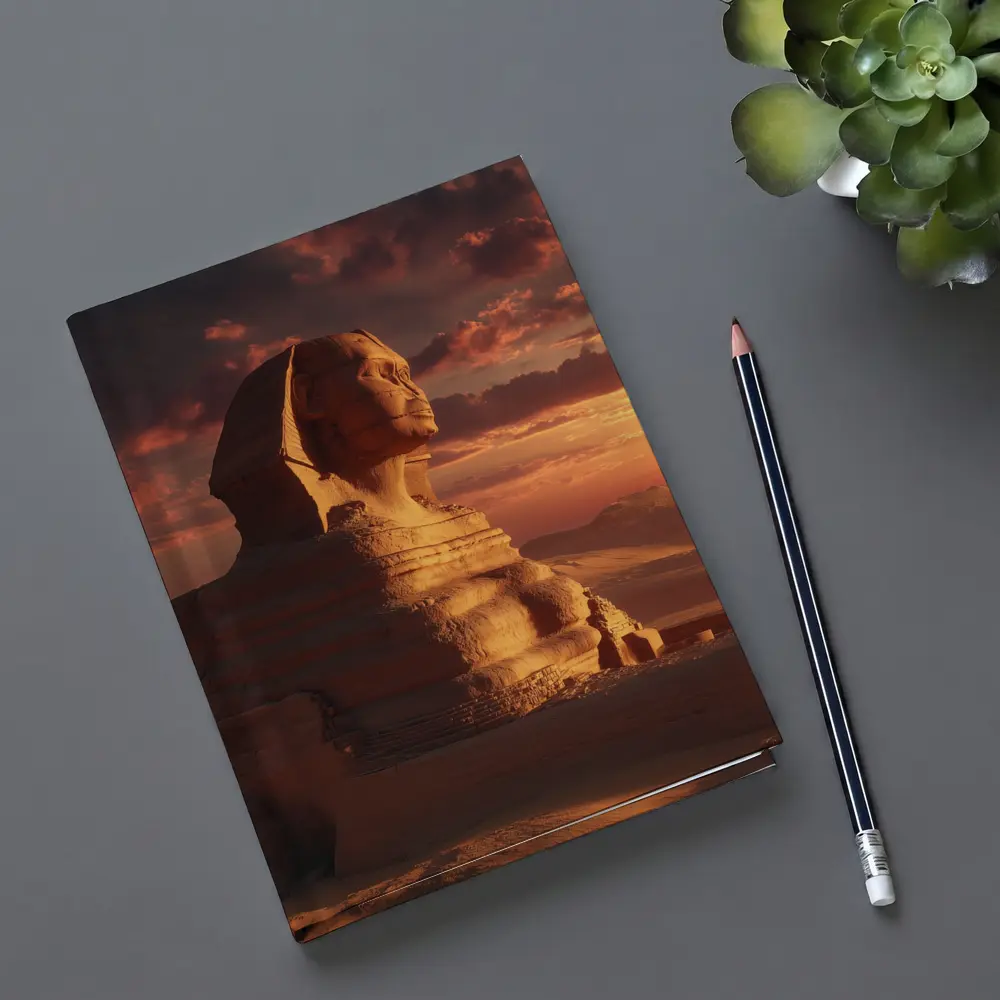 Great Sphinx of Giza Desert Sunset – Notebooks