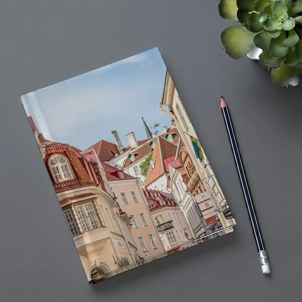 Tallinn Old Town Street Historic Buildings – Notebooks