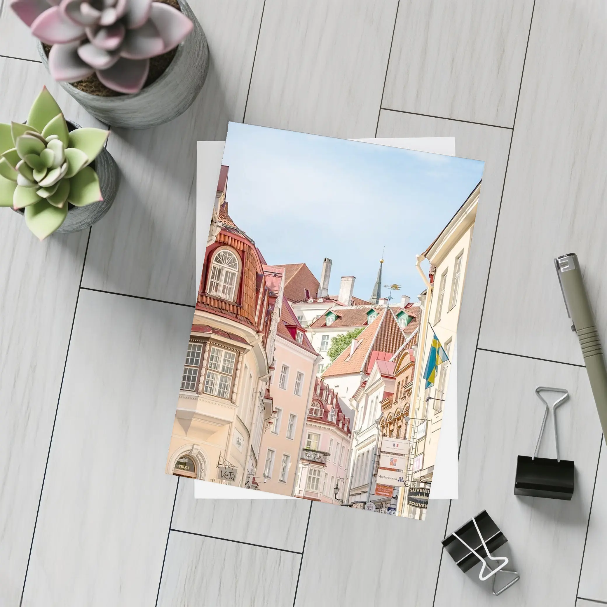 Tallinn Old Town Street Historic Buildings – Postcards