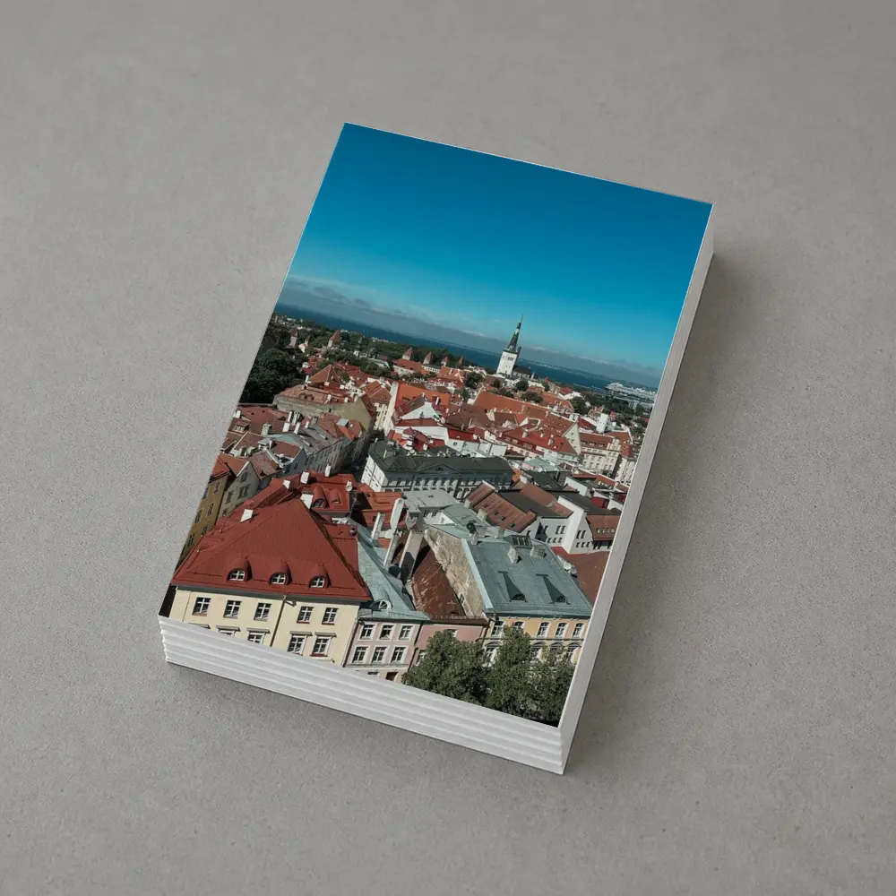 Tallinn Old Town Aerial View Baltic Sea – Postcards