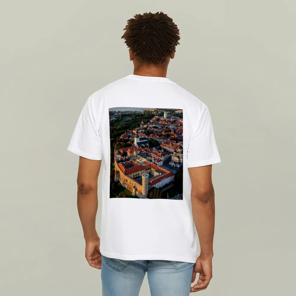 Tallinn Old Town Aerial View Estonia – T-Shirts