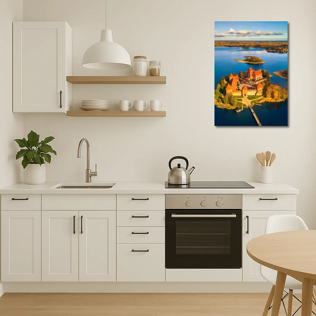 Trakai Island Castle Aerial Lake View – Wall Art