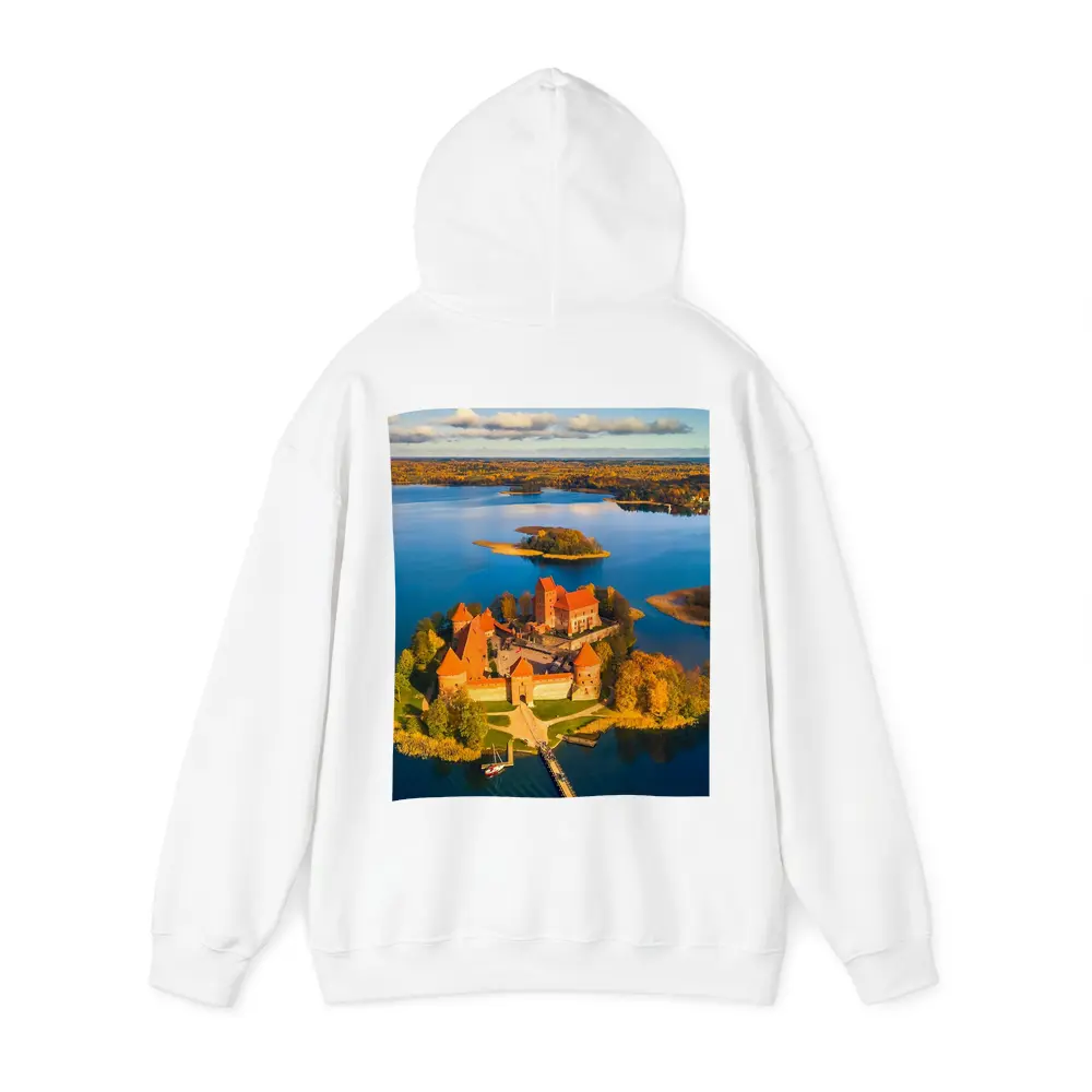 Trakai Island Castle Aerial Lake View – Hoodies
