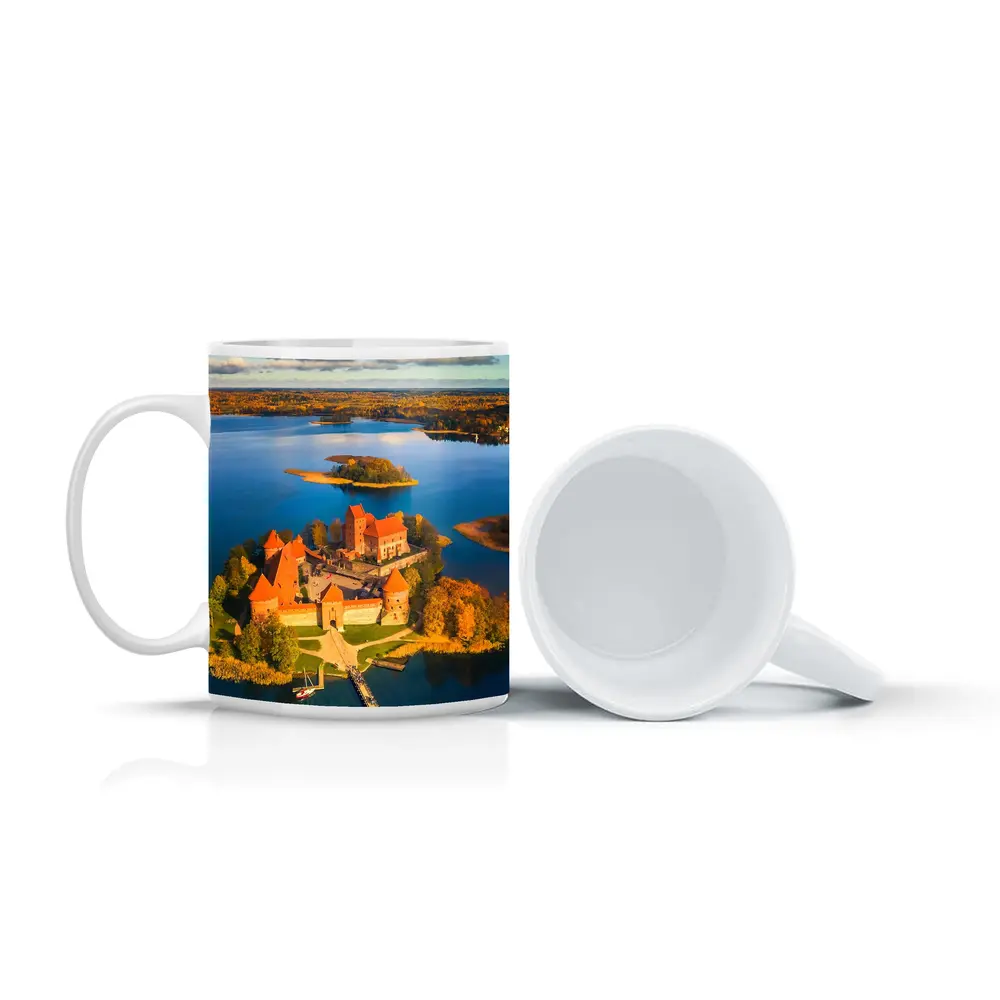 Trakai Island Castle Aerial Lake View – Mugs