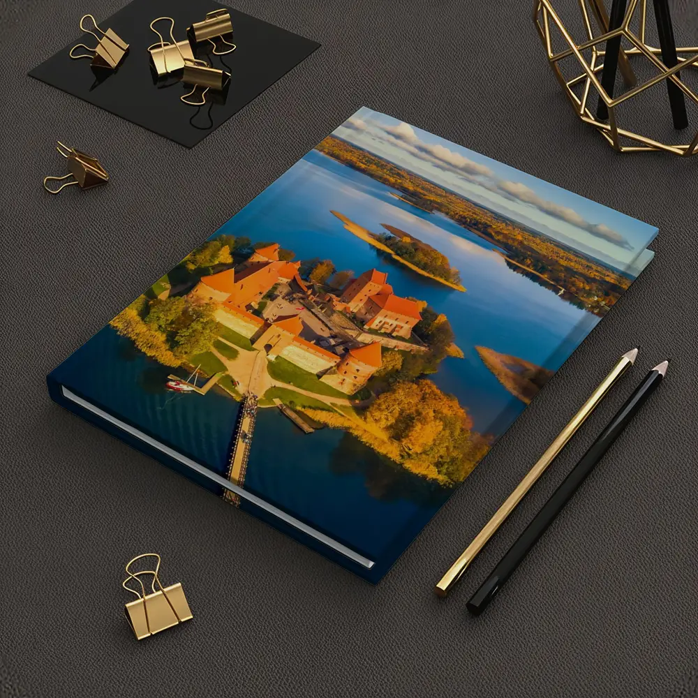 Trakai Island Castle Aerial Lake View – Notebooks