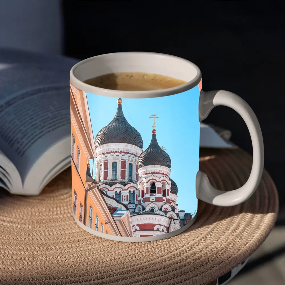 Alexander Nevsky Cathedral Tallinn Blue Sky – Mugs