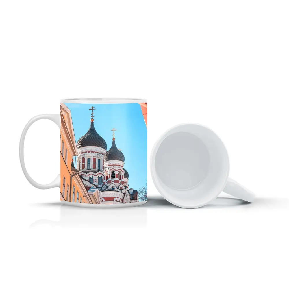 Alexander Nevsky Cathedral Tallinn Blue Sky – Mugs