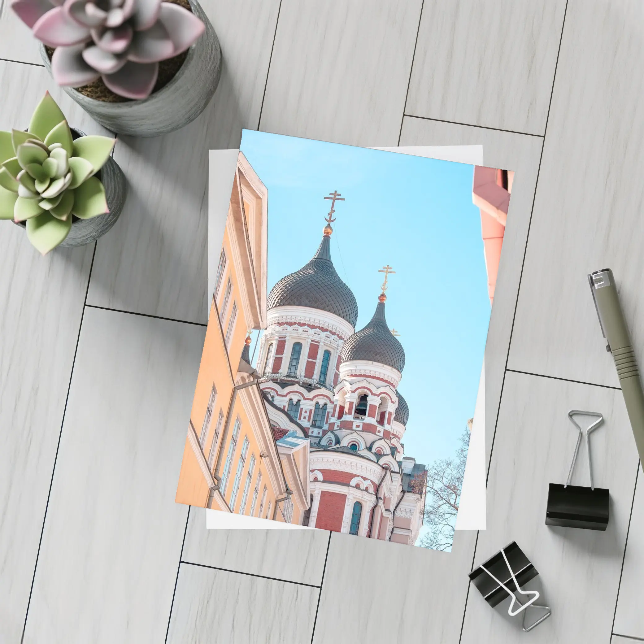 Alexander Nevsky Cathedral Tallinn Blue Sky – Postcards
