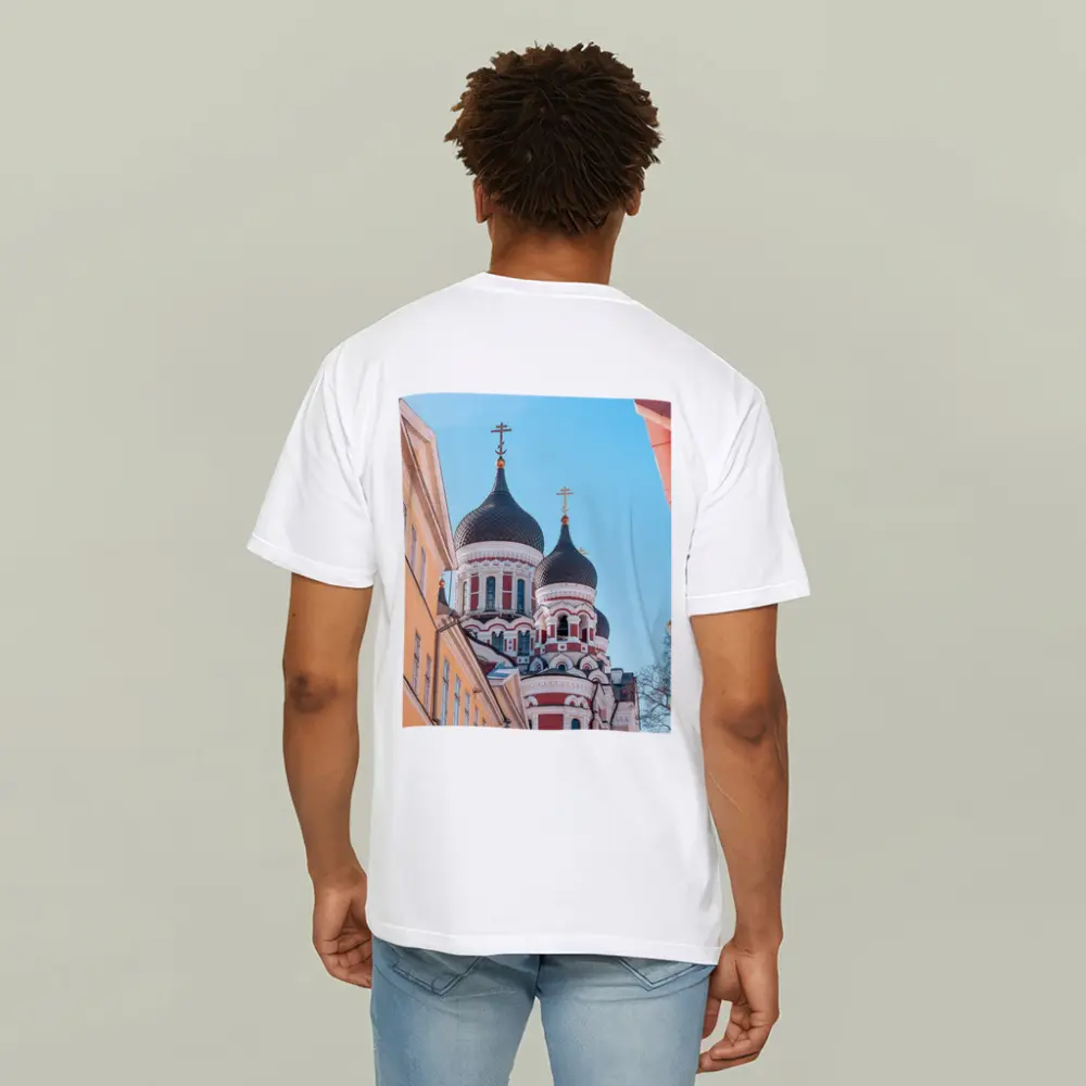 Alexander Nevsky Cathedral Tallinn Blue Sky – T-Shirts