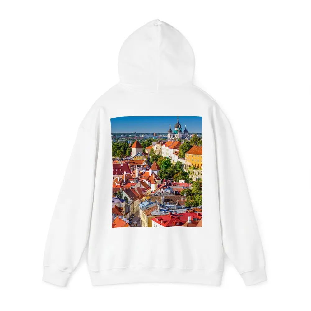 Tallinn Old Town Aerial View Estonia – Hoodies