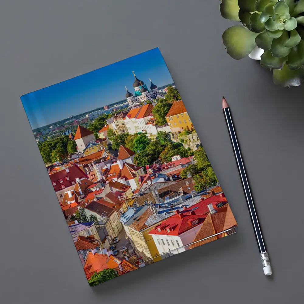 Tallinn Old Town Aerial View Estonia – Notebooks