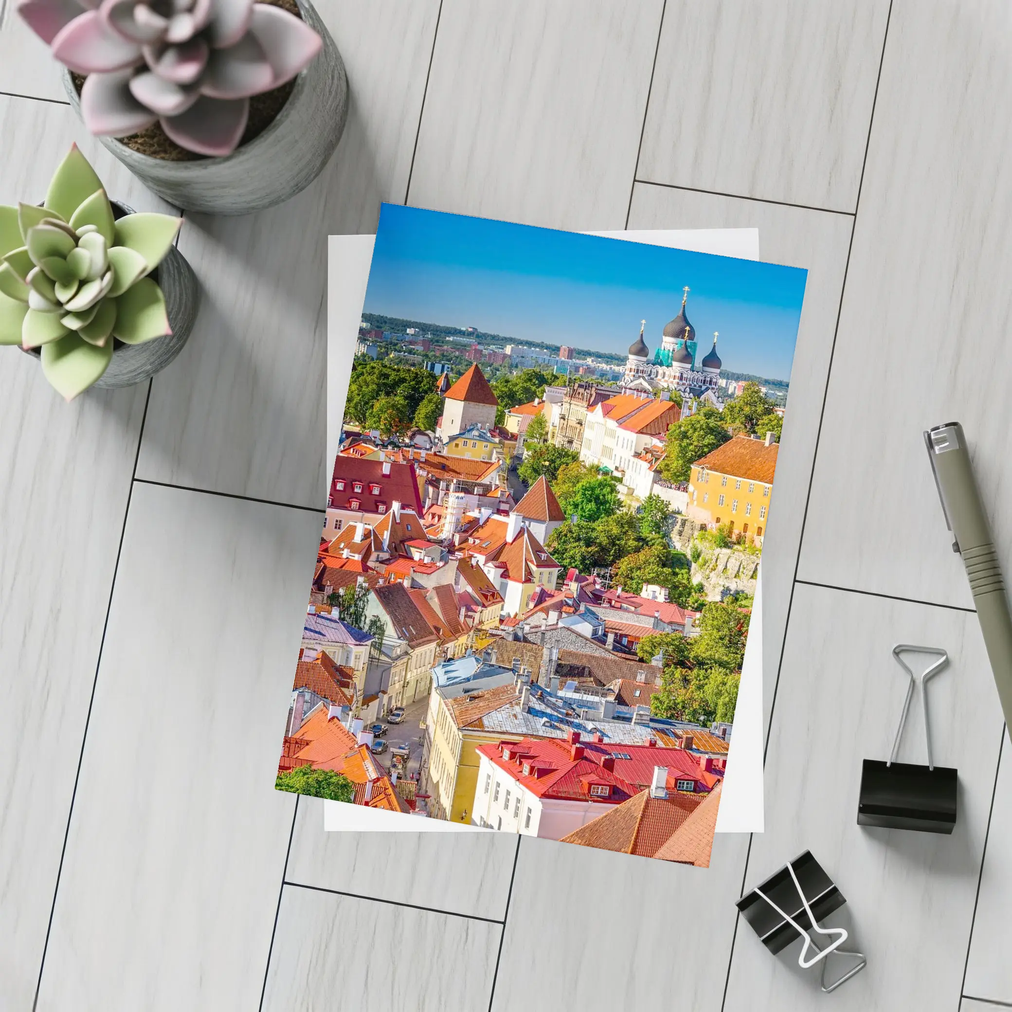 Tallinn Old Town Aerial View Estonia – Postcards