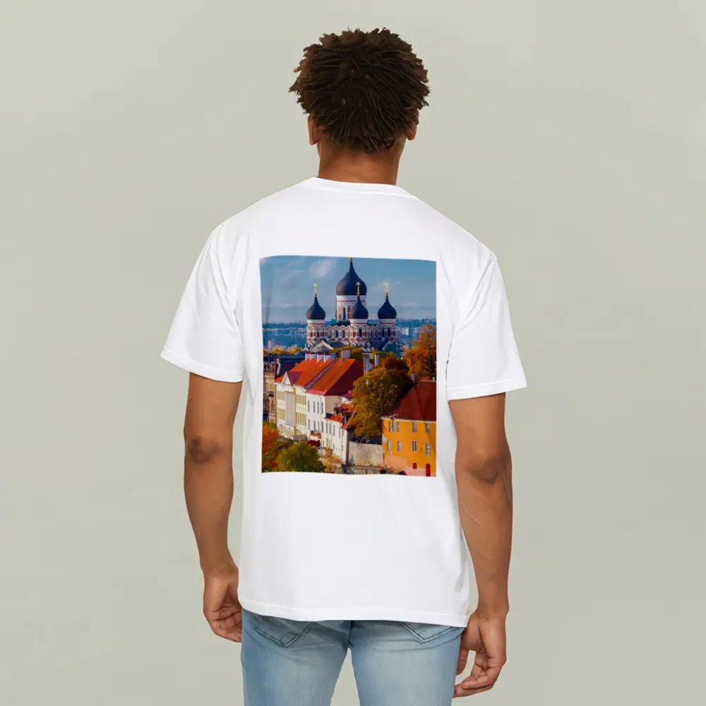 Tallinn Old Town Alexander Nevsky Cathedral Autumn – T-Shirts