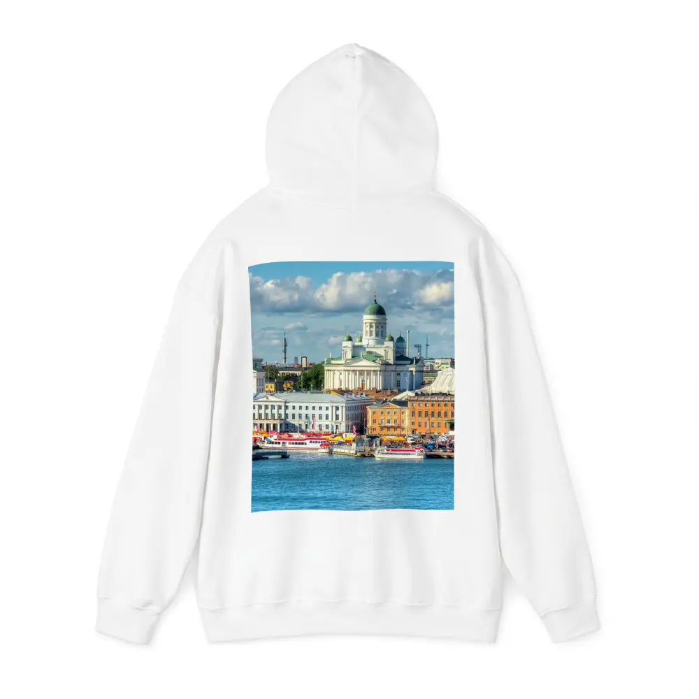 Helsinki Cathedral Harbor Waterfront City View – Hoodies