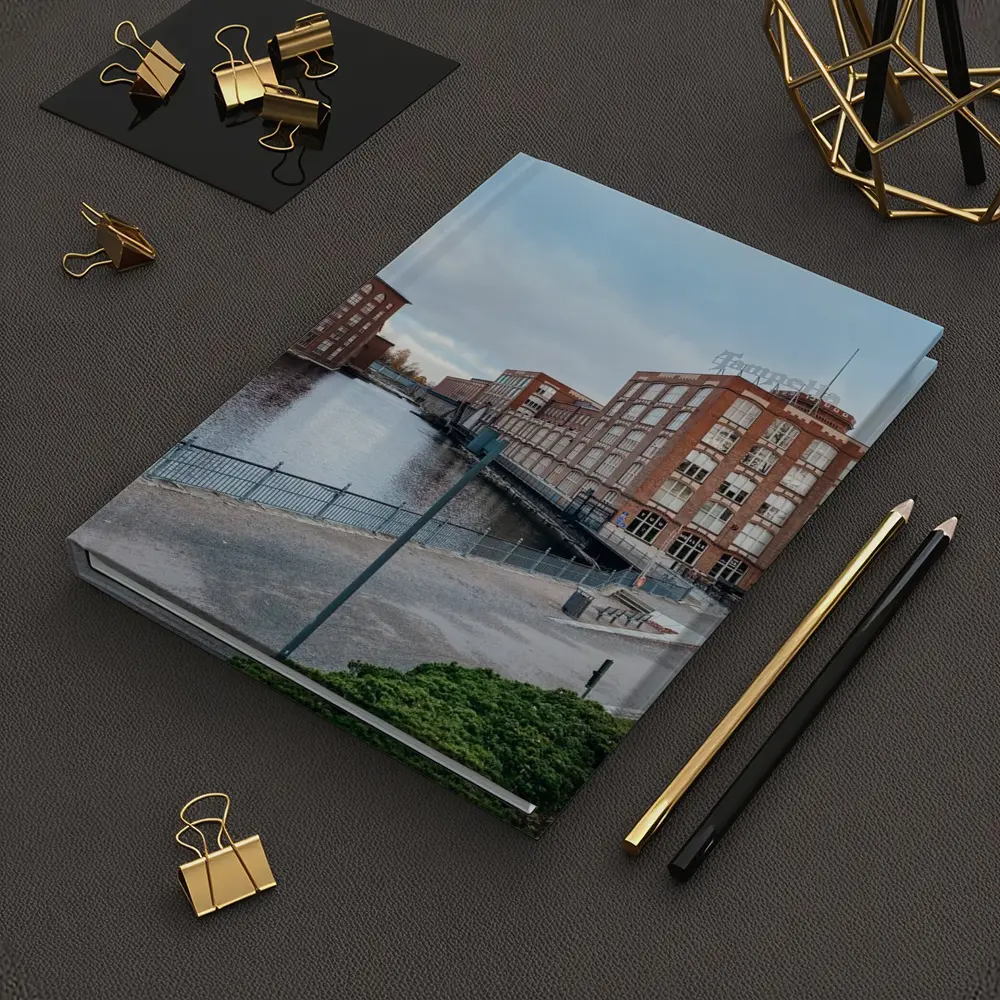 Tampere Finland Industrial Canal Brick Buildings – Notebooks