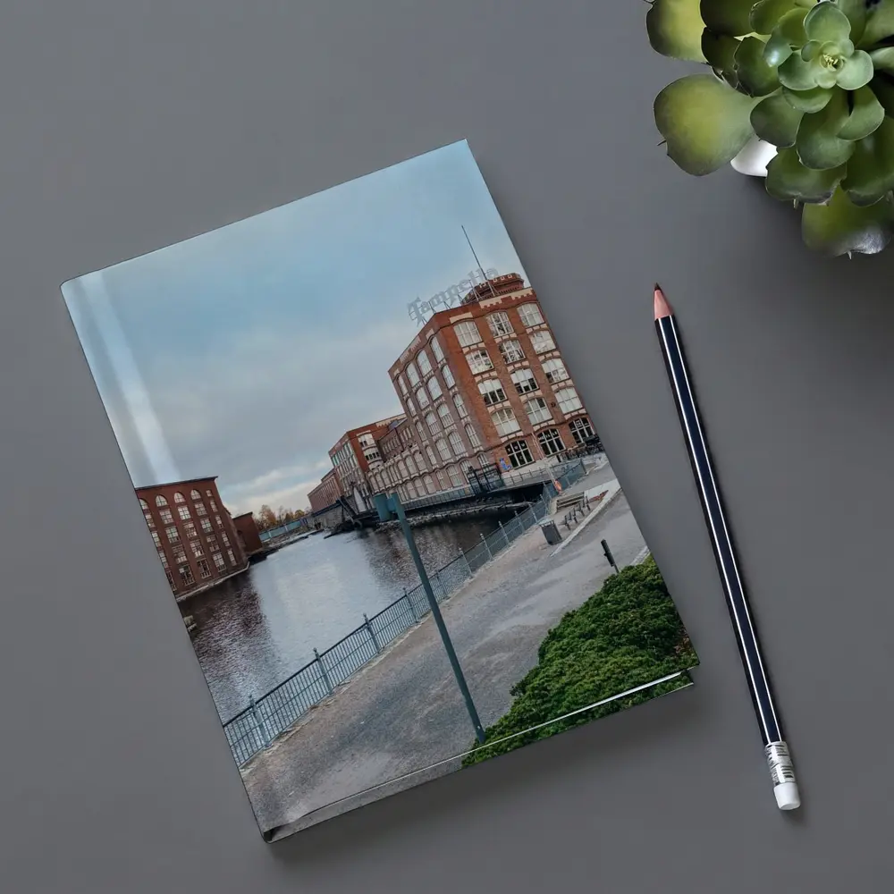 Tampere Finland Industrial Canal Brick Buildings – Notebooks