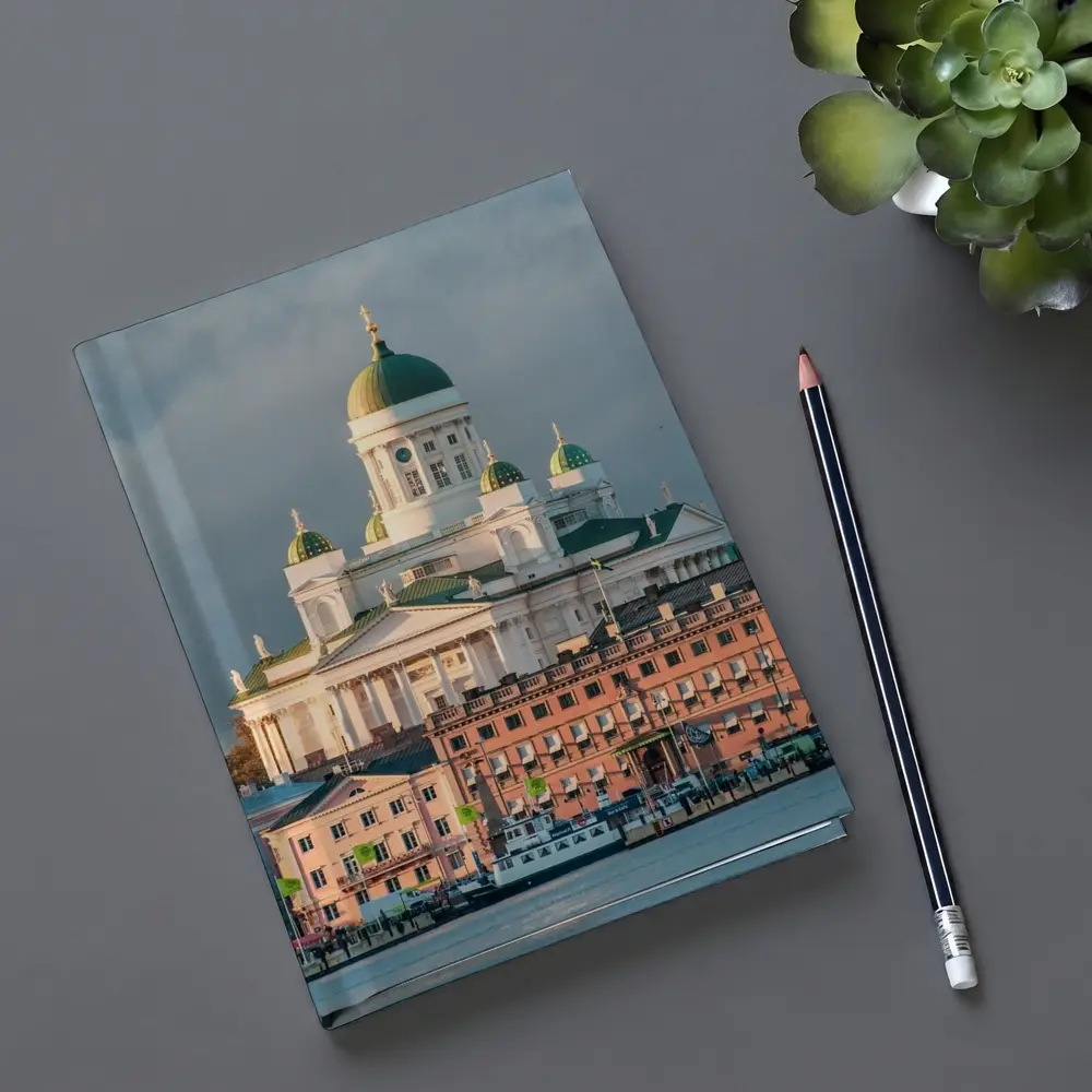 Helsinki Cathedral Green Domes Harbor View – Notebooks
