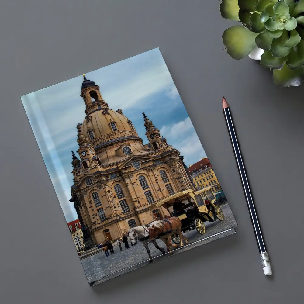 Dresden Frauenkirche Church Horse Carriage Square – Notebooks