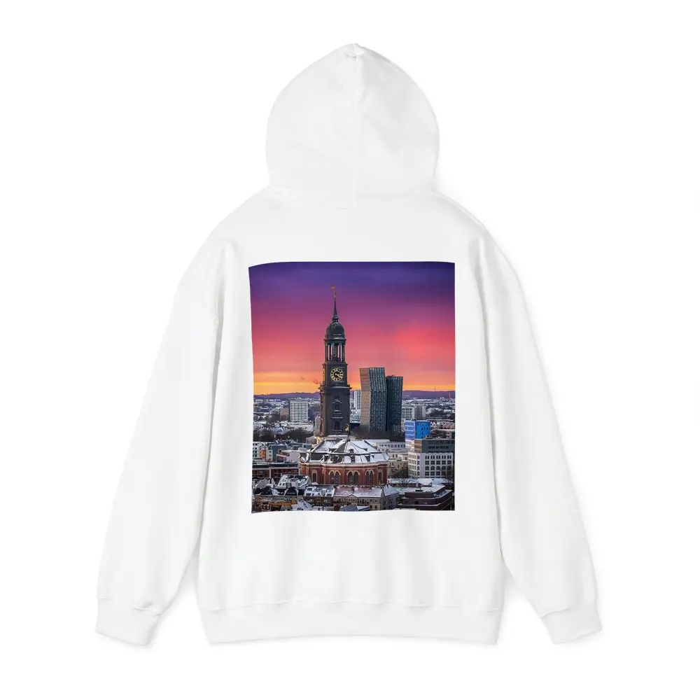 Hamburg Michel Church Tower Sunset Skyline – Hoodies
