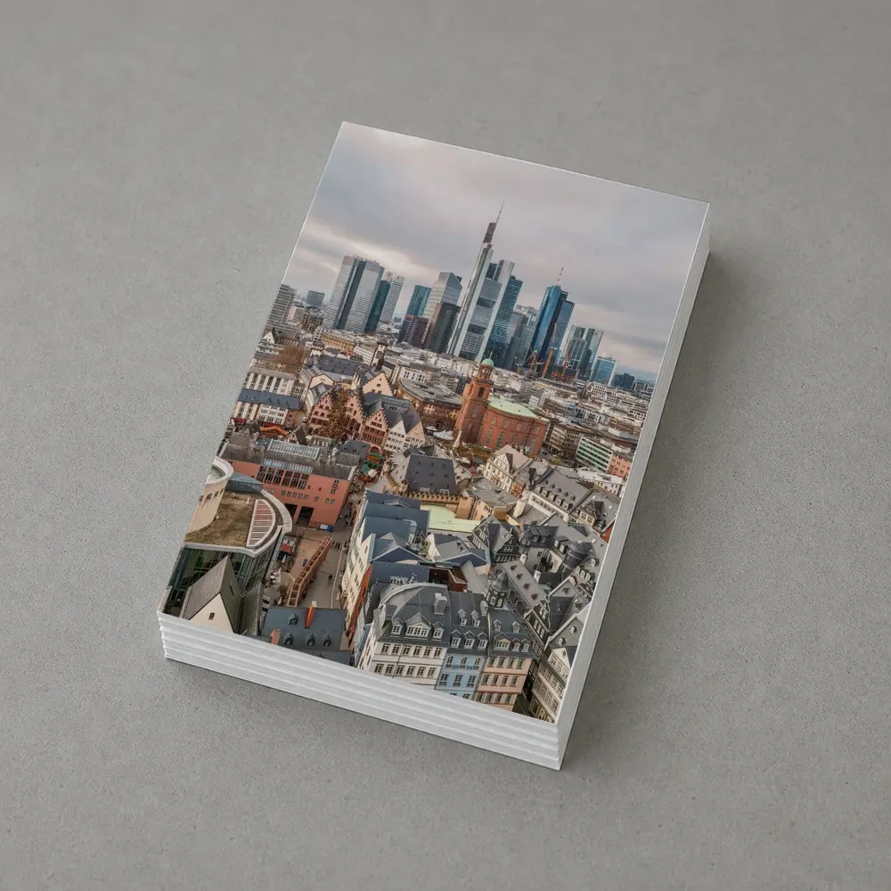 Frankfurt Skyline Old Town Aerial City View – Postcards