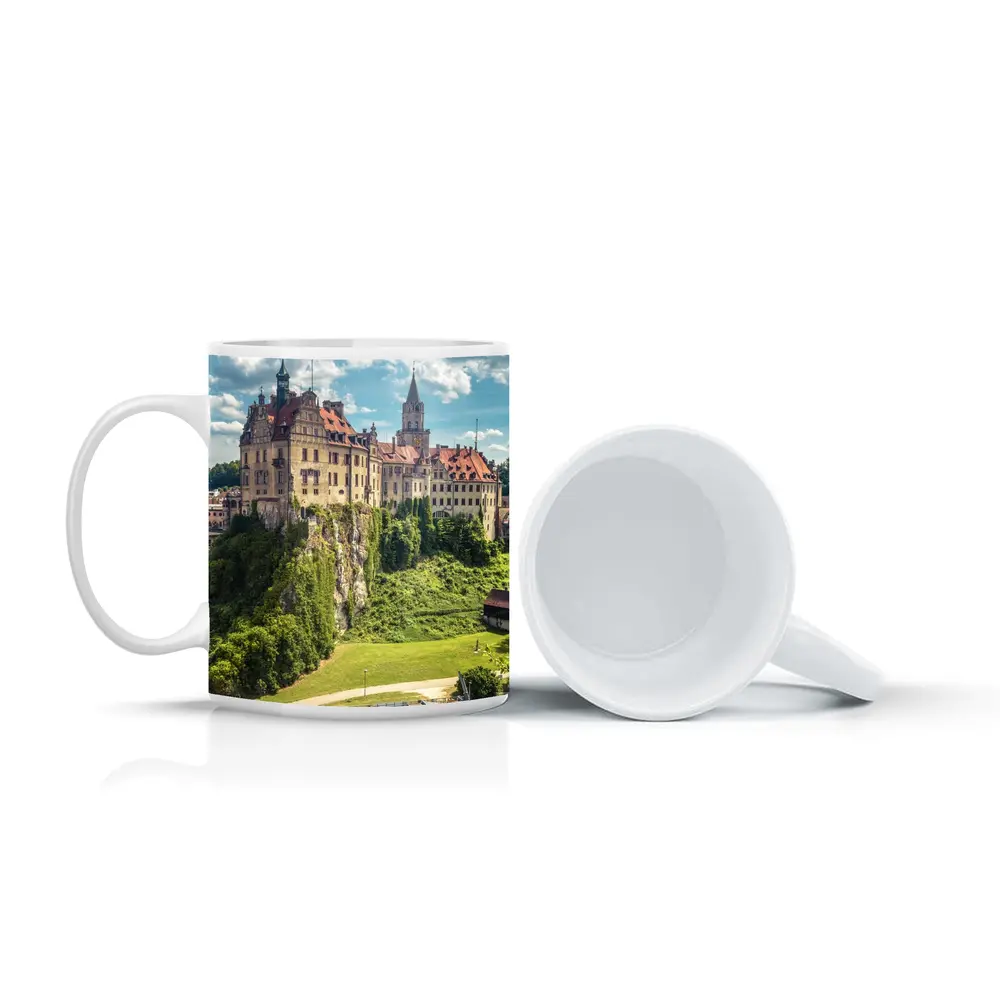 Sigmaringen Castle on Rocky Cliff Germany – Mugs