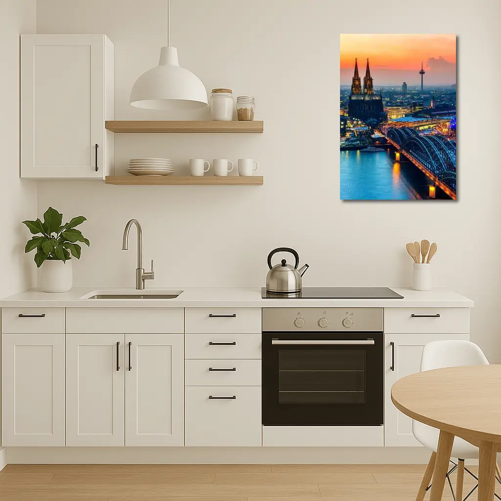 Cologne Cathedral Skyline at Golden Sunset – Wall Art