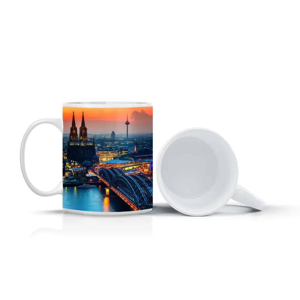 Cologne Cathedral Skyline at Golden Sunset – Mugs