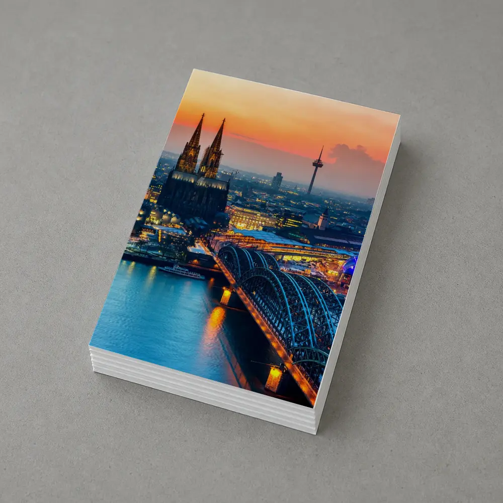 Cologne Cathedral Skyline at Golden Sunset – Postcards