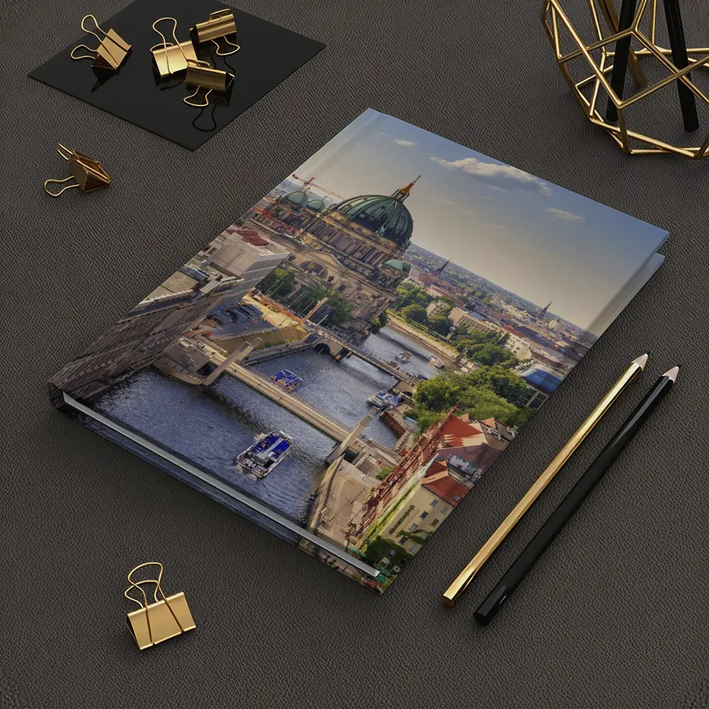 Berlin Cathedral Spree River Aerial City View – Notebooks