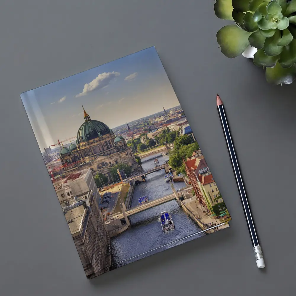 Berlin Cathedral Spree River Aerial City View – Notebooks
