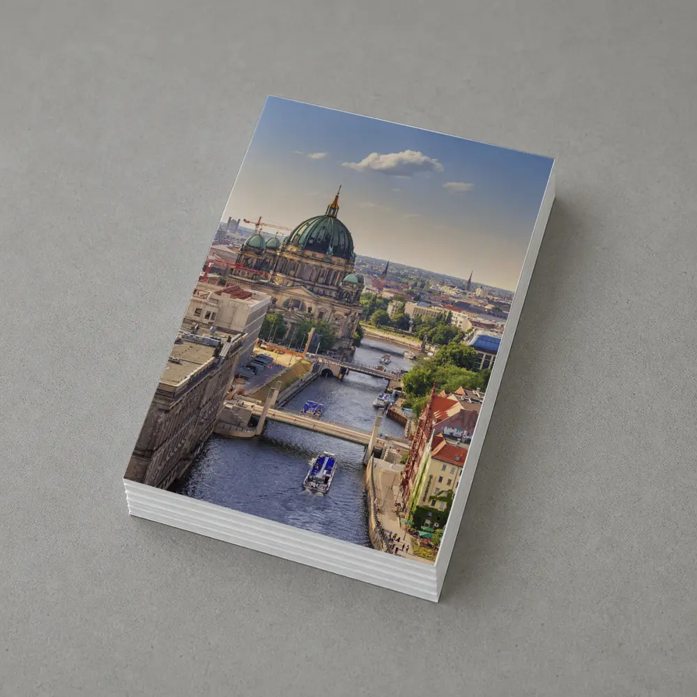 Berlin Cathedral Spree River Aerial City View – Postcards