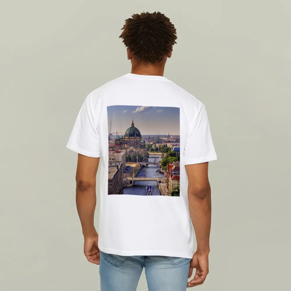 Berlin Cathedral Spree River Aerial City View – T-Shirts