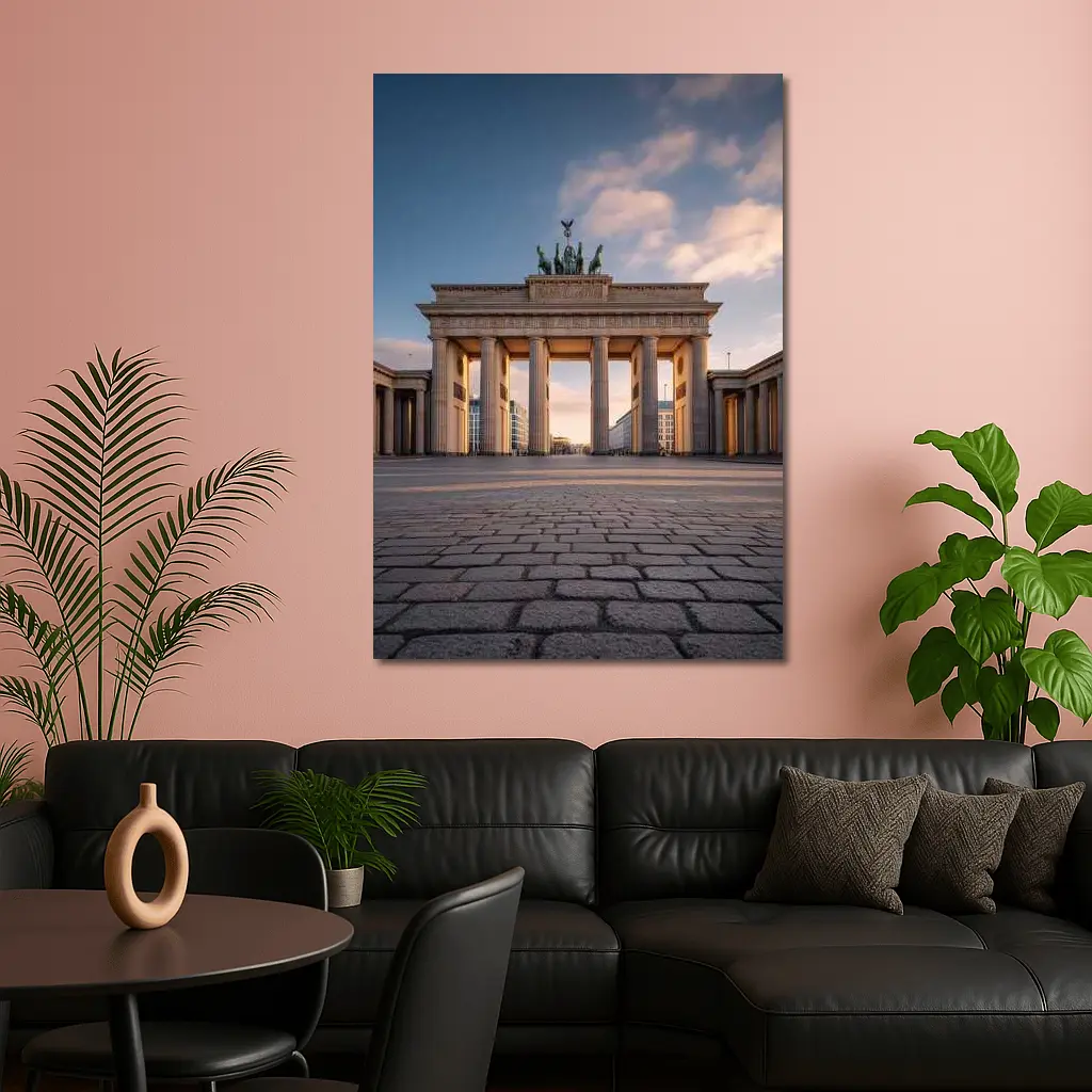 Brandenburg Gate Berlin Blue Sky – Wall Art