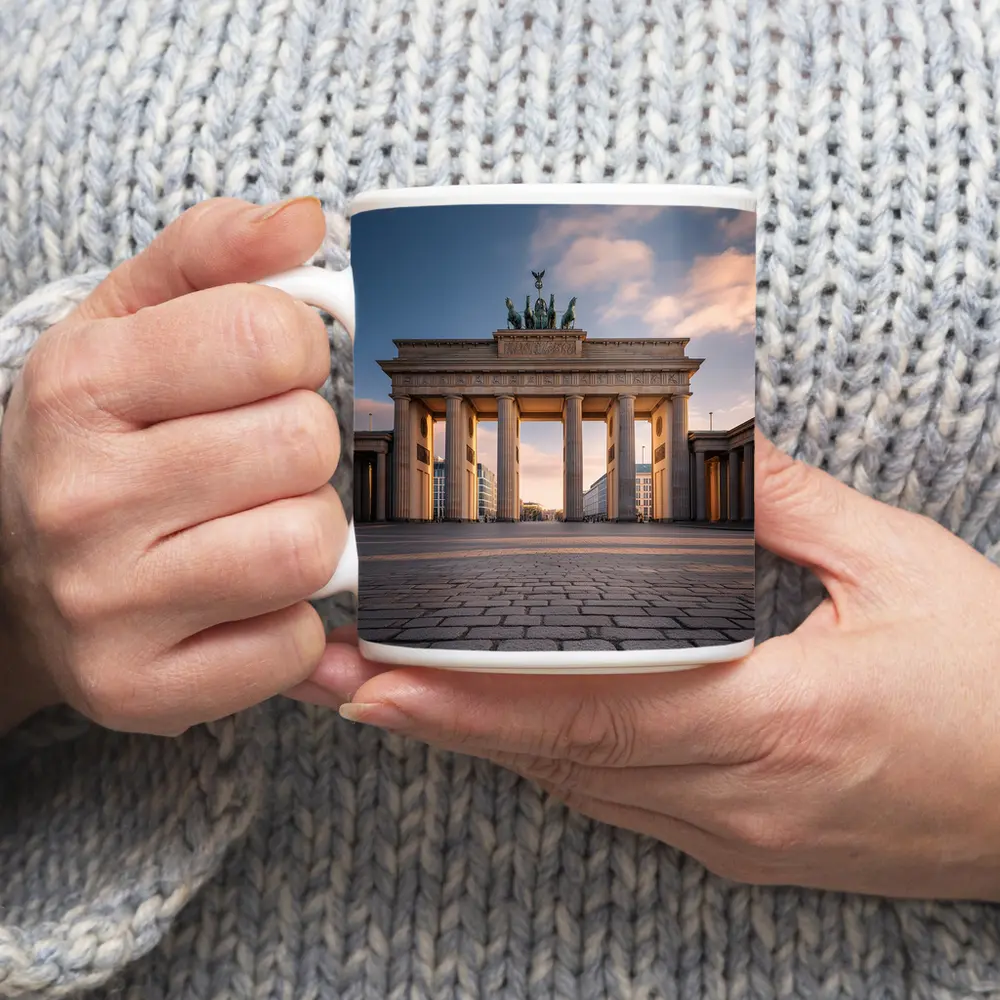Brandenburg Gate Berlin Blue Sky – Mugs