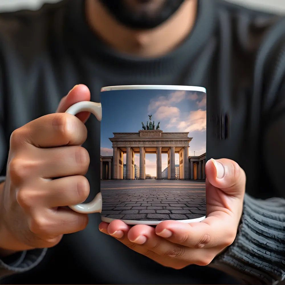 Brandenburg Gate Berlin Blue Sky – Mugs
