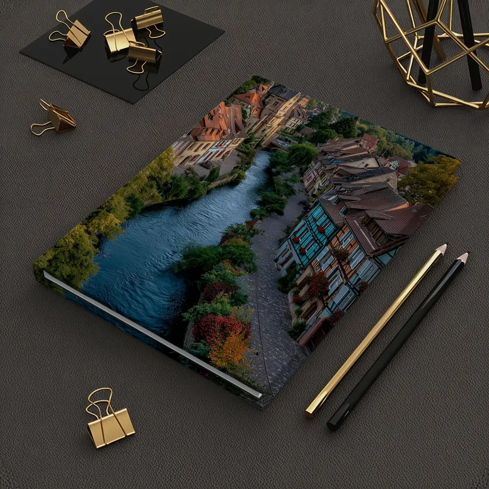 Colmar France Canal Half Timbered Houses – Notebooks