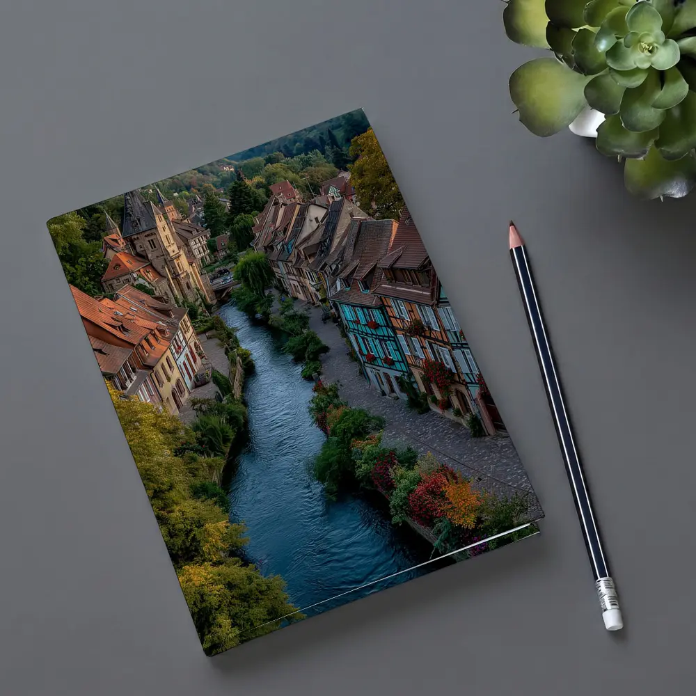 Colmar France Canal Half Timbered Houses – Notebooks