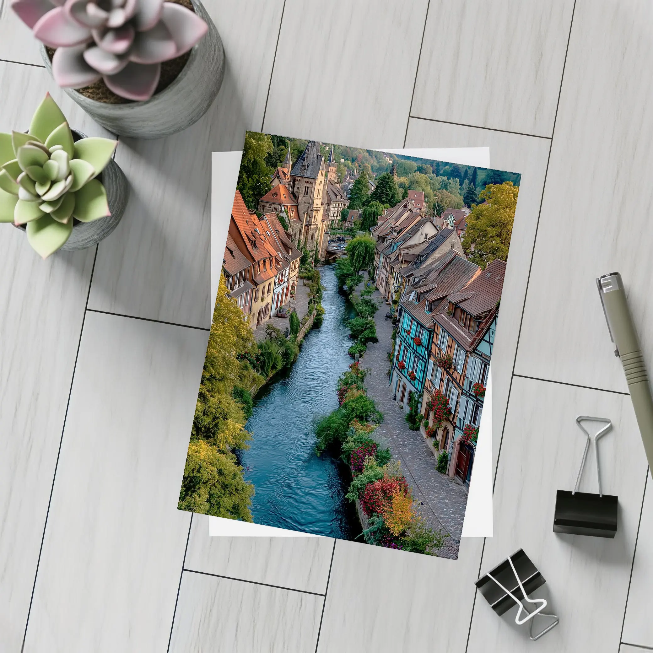 Colmar France Canal Half Timbered Houses – Postcards
