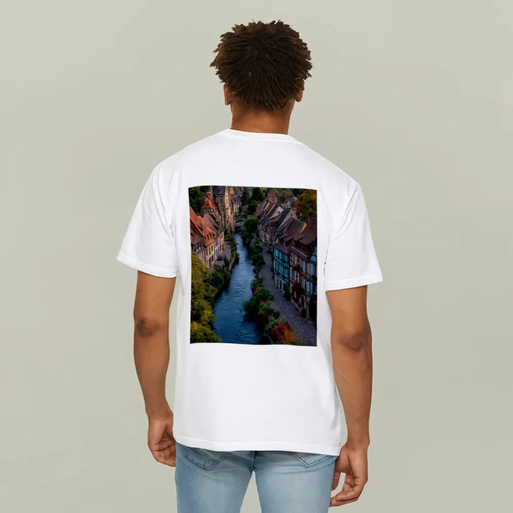 Colmar France Canal Half Timbered Houses – T-Shirts