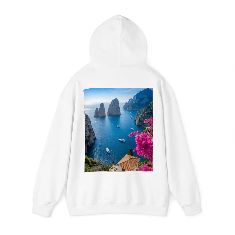 Capri Faraglioni Rocks Italian Coast View – Hoodies