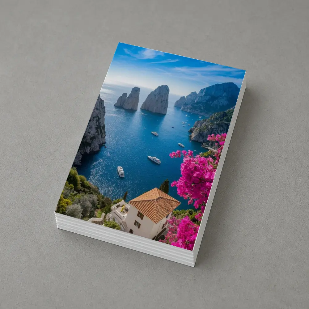 Capri Faraglioni Rocks Italian Coast View – Postcards