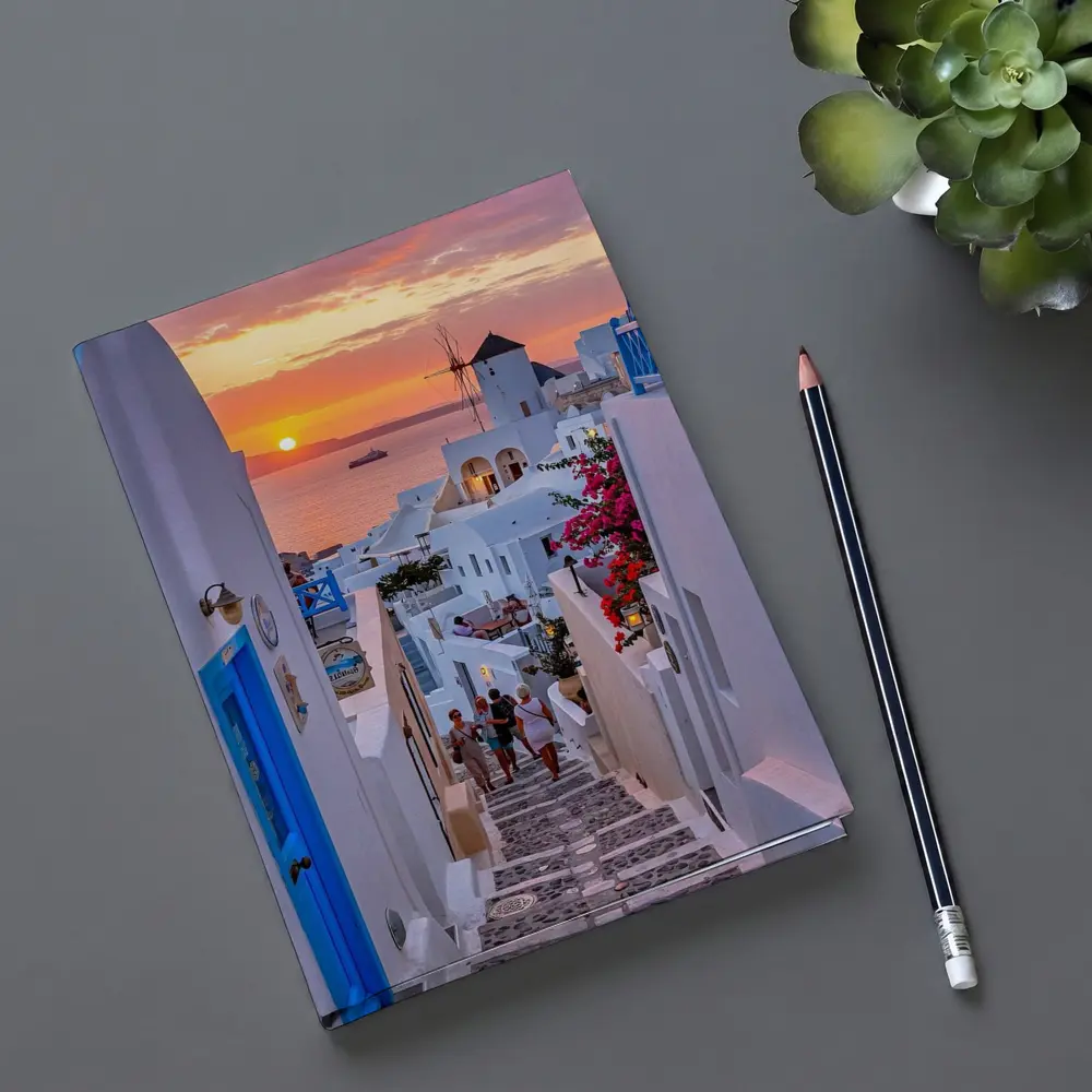 Santorini Oia Village Sunset Sea View – Notebooks