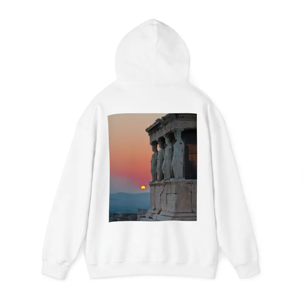 Erechtheion Caryatids Athens Sunset Greece – Hoodies