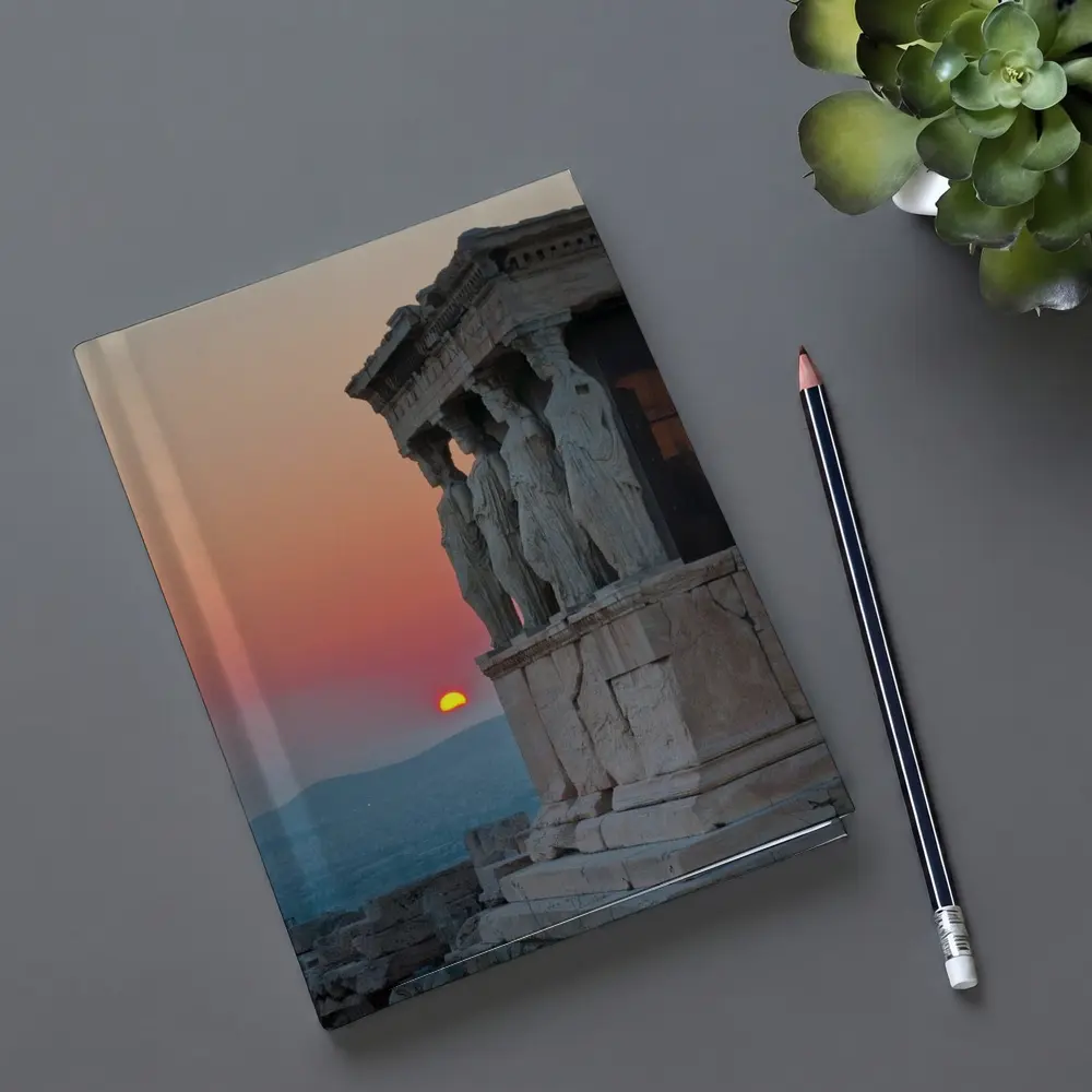 Erechtheion Caryatids Athens Sunset Greece – Notebooks