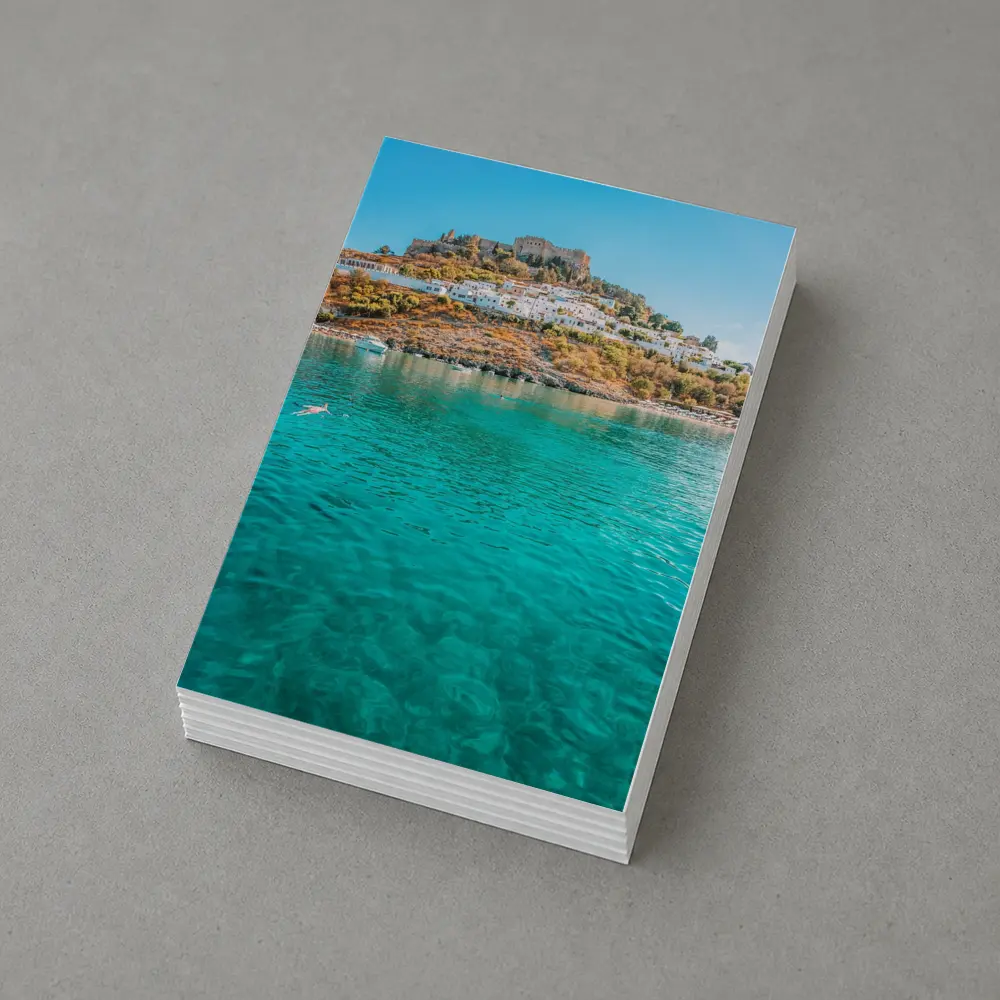 Lindos Acropolis Rhodes Greece Turquoise Bay – Postcards