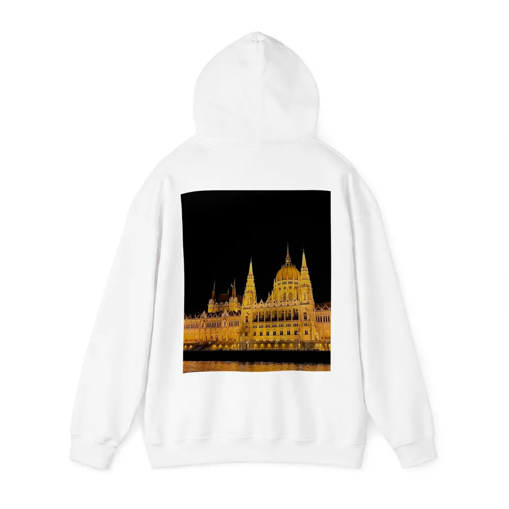 Budapest Parliament Building Glowing At Night – Hoodies