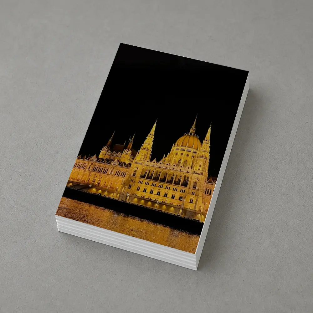 Budapest Parliament Building Glowing At Night – Postcards