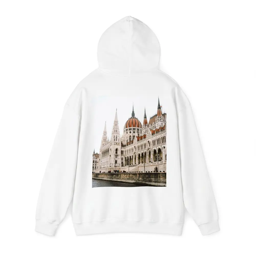 Hungarian Parliament Building Budapest Riverside View – Hoodies