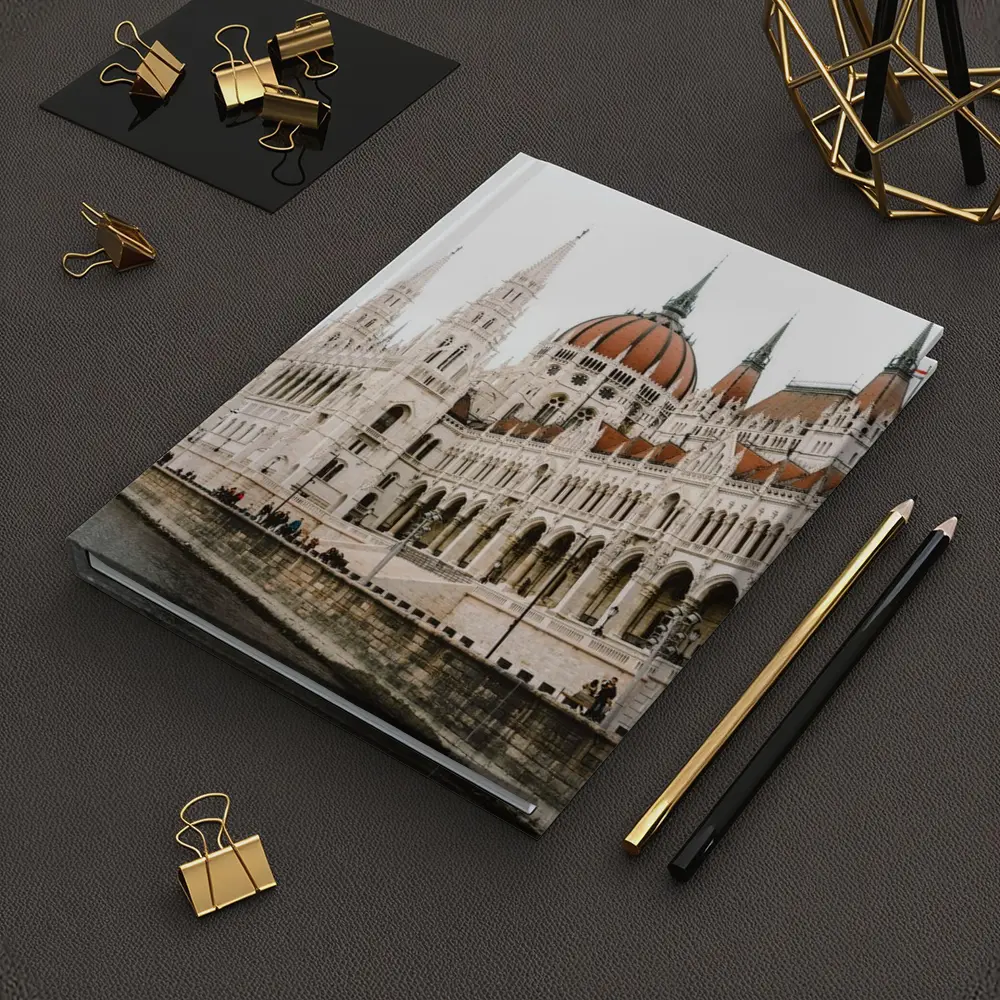 Hungarian Parliament Building Budapest Riverside View – Notebooks