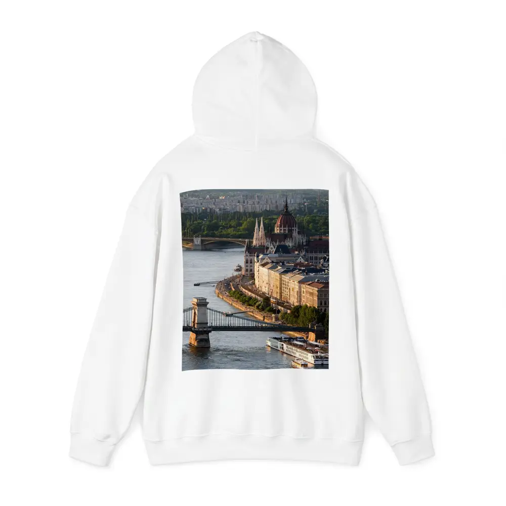 Budapest Parliament Building Danube River View – Hoodies